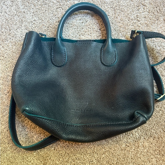 Portland Leather Handbags - Portland Leather Boreal Large Snap Raindrop/Rainstorm